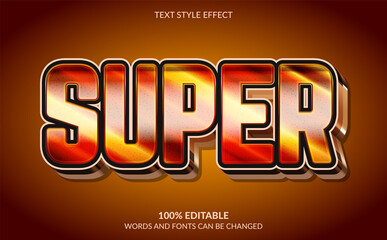 3d modern text style effect