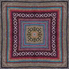 Seamless kaleidoscope or endless pattern for ceramic tile, wallpaper, linoleum, textile, web page background used.