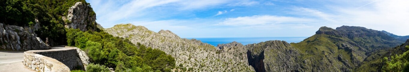 Panorama Gebirge in Mallorca