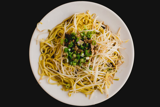 Soya Noodles On Plate