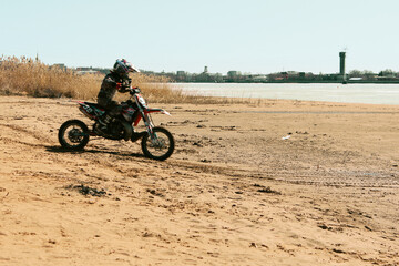 quad bike on the beach
