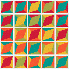 Abstract Geometric Pattern generative computational art illustration