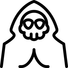 death outline icon