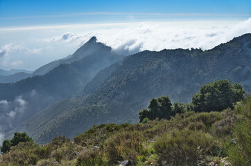 Grand mont, mentonnais, France
