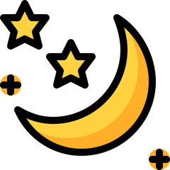 night color outline icon