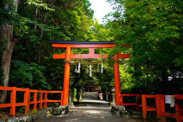 Kitano Tenmangu Shrine in Kyoto.