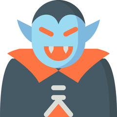 dracula flat icon