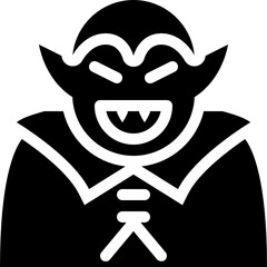 dracula glyph icon
