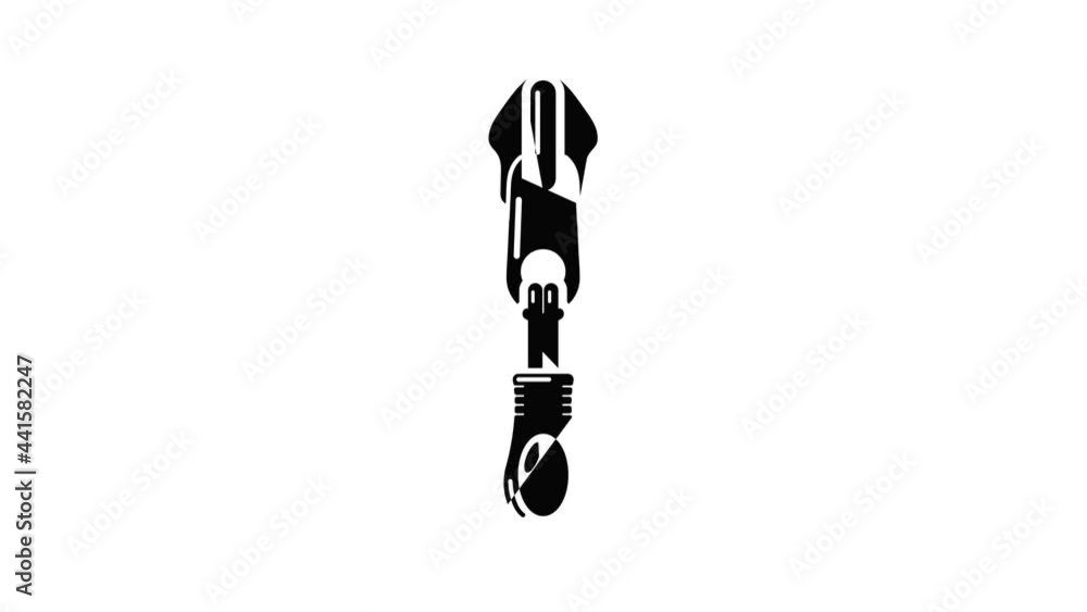 Poster zipper icon animation simple best object on white