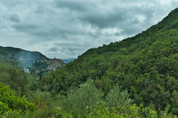 Apricale, ligurie, Italie