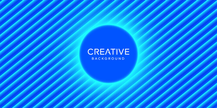 Dark abstract blue and Turkish blue background with glowing neon circles. Trendy layout template for business or technology presentation, internet poster or web brochure cover, wallpaper