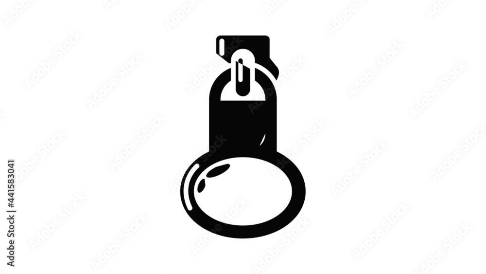 Poster overcoat zip icon animation simple best object on white
