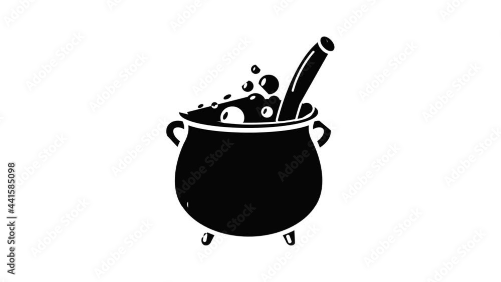 Poster potion icon animation simple best object on white