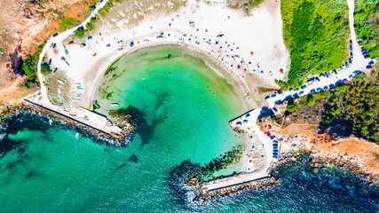 Bolata Beach, Bulgarije prachtige kustlijn van de Zwarte Zee
