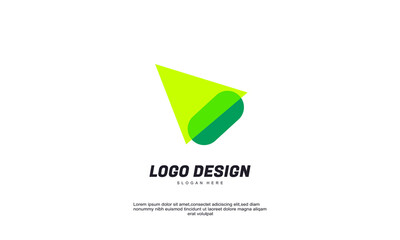 stock illustrator abstract creative company building business finance professional flat design logo template