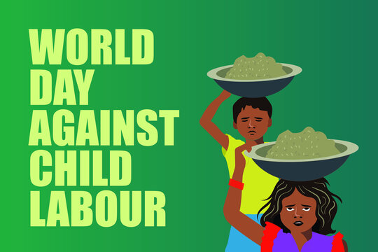 World Day Against Child Labor, Free Them To Achieve Their Dream, Stop Child Labor In India And The World.