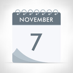 November 7 - Calendar Icon
