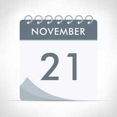 November 21 - Calendar Icon