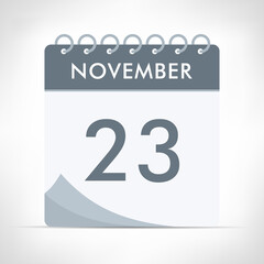 November 23 - Calendar Icon