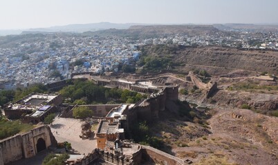 Fototapeta na wymiar Mehrangarh fort,jodhpur,rajasthan,india