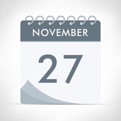 November 27 - Calendar Icon