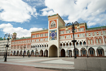 Building Of National Art Gallery In Spring In Yoshkar-Ola, Mari El Republic, Russia.