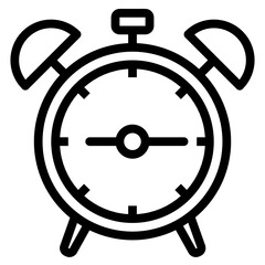 clock line icon