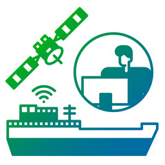 maritime Internet of things icon
