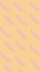 seamless background with sausages