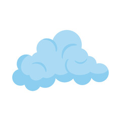 Fototapeta premium blue cloud icon