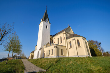 Fototapeta na wymiar Catholic church Sveti Jurij, Rogašovci