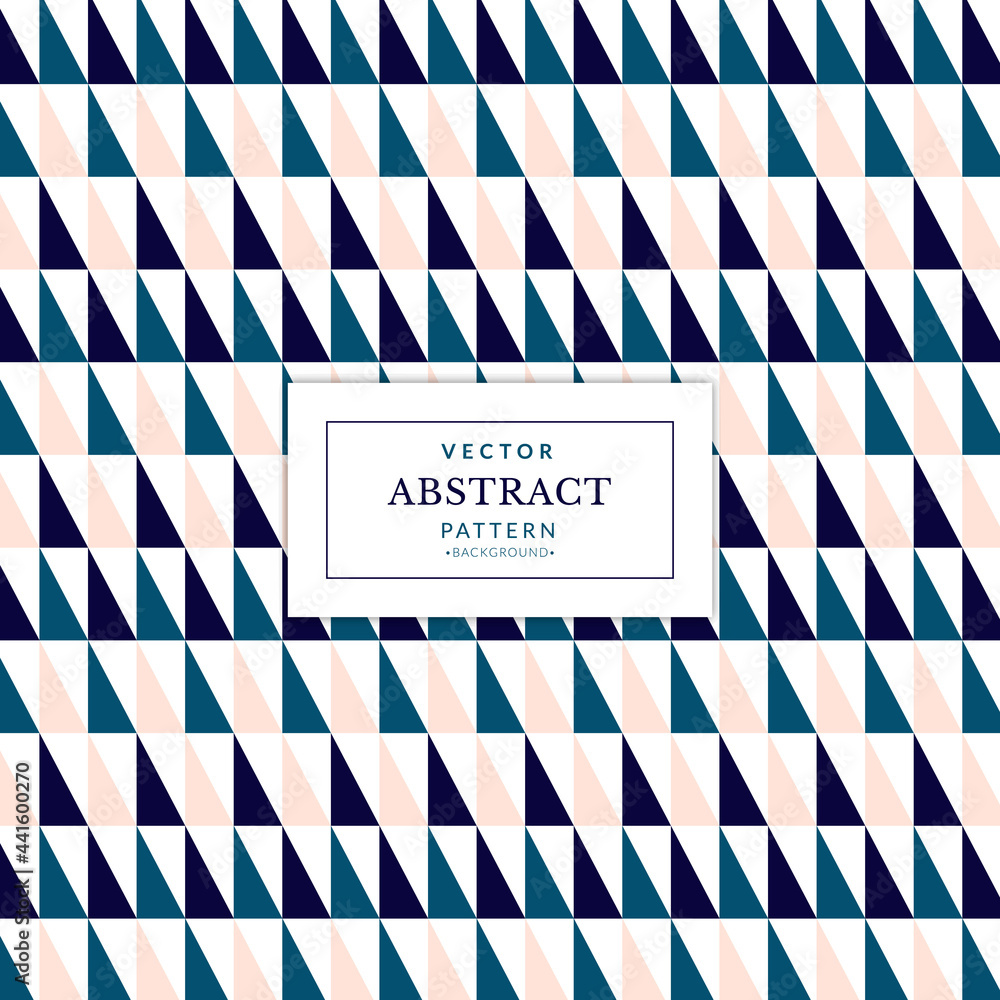 Poster geometric triangles retro style seamless pattern. geometric triangles retro style for web banner, bu