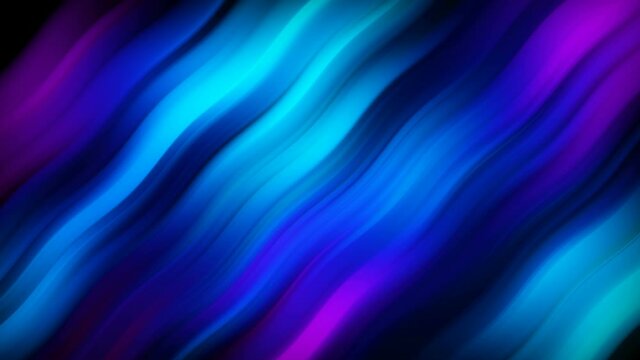 Seamless loop in 4K creative design of 3d background with Neon Colors and Liquid gradients . Neon colors vibrant gradients 3d animation. Abstraac colorful wave backdrop seamless loop
