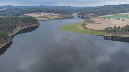 Obraz premium Eixendorfer Stausee