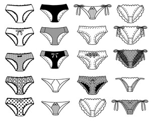 ショーツ02-線画