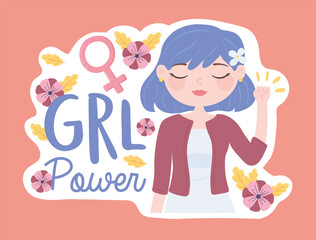 girl power drawing