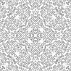 Vector geometric pattern. Repeating elements stylish background abstract ornament for wallpapers and backgrounds. Black and white colors
