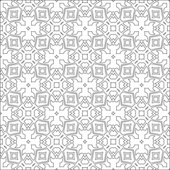 Vector geometric pattern. Repeating elements stylish background abstract ornament for wallpapers and 

backgrounds. Black and white colors