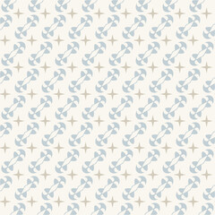 Abstract background pattern with simple decorative ornament on white background, wallpaper. Seamless pattern, texture. Vector illustration for design.