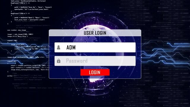 TOP SECRET with Alpha Matte, Animation, Background, Loop, 4k

