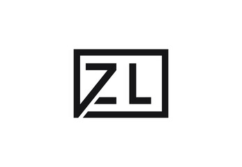 ZL letter logo design