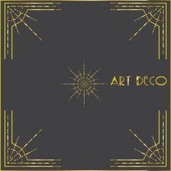 Art deco background pattern,art deco layouts, multiple layouts,art deco frame