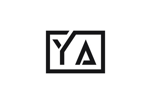 YA letter logo design