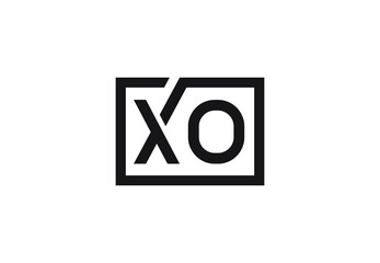 Obraz premium XO letter logo design