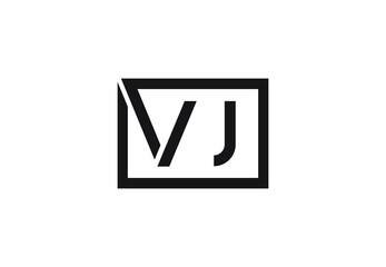 VJ letter logo design