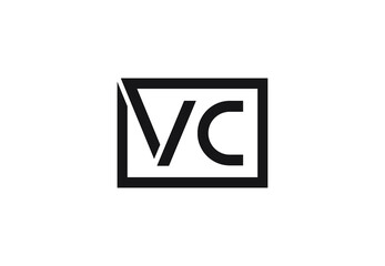 VC letter logo design