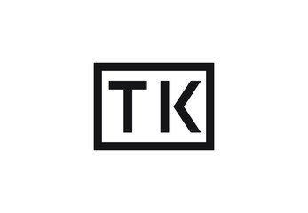 TK letter logo design