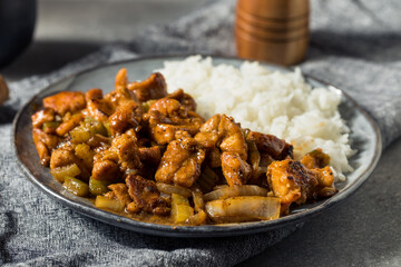 Homemade Asian Black Pepper Chicken
