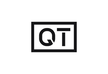 QT letter logo design
