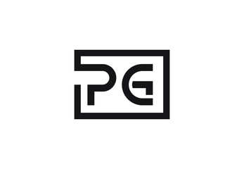 PG letter logo design